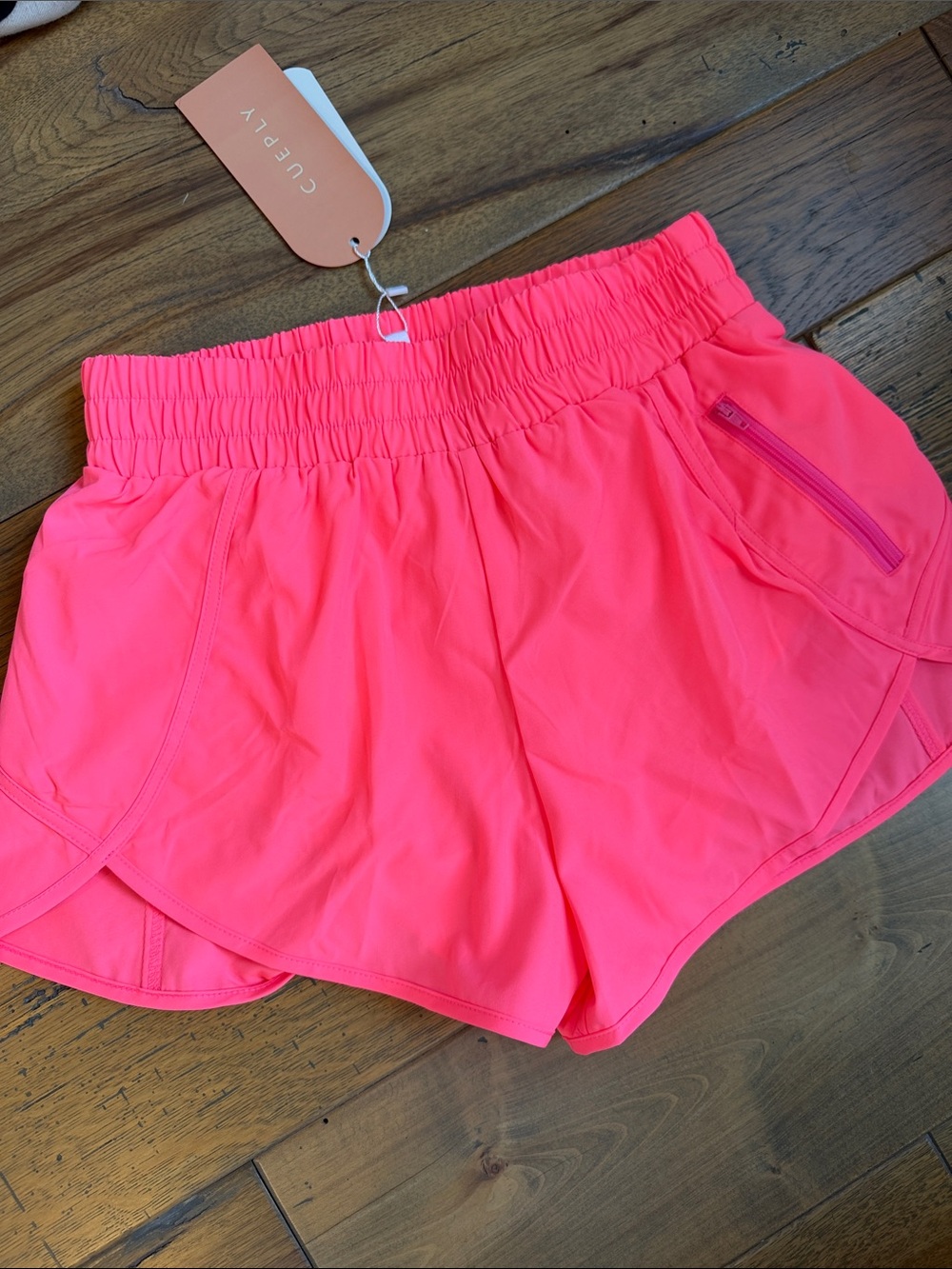 NWT Cueply Women's Running Shorts High Waisted Athletic Shorts